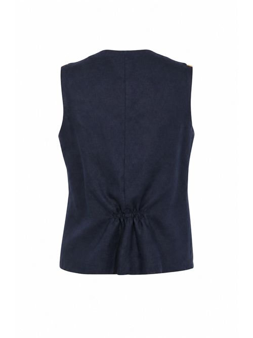 Gilet Gracie in lino Tagliatore | GRACIE 340021 EB807387